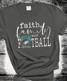 Eagles Football Game day Matching Faith Family Football, Thanksgiving Family Matching Shirts, Superbowl Eagles Faux Bling Sweatshirt Eagles Fans (Copy)