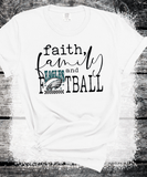 Eagles Football Game day Matching Faith Family Football, Thanksgiving Family Matching Shirts, Superbowl Eagles Faux Bling Sweatshirt Eagles Fans (Copy)