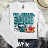 Super Bowl Philadelphia Football Sweatshirt, Philly T-shirt, Trending Eagles Fan Shirts, Football Crewneck, Eagles Hoodie, Superbowl GIfts