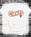 San Francisco Giants Baseball shirt Family Baseball Fan Spirit shirts, Custom LIttle League Baseball, Play Ball Apparel