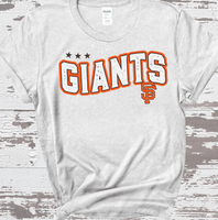 San Francisco Giants Baseball shirt Family Baseball Fan Spirit shirts, Custom LIttle League Baseball, Play Ball Apparel