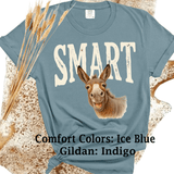 Comfort Colors® Smart Ass, Donkey Farmlife funny graphic tee, funny sarcastic shirt, trendy western aesthetic cowgirl summer top, gift for her, retro rodeo club apparel