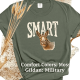 Comfort Colors® Smart Ass, Donkey Farmlife funny graphic tee, funny sarcastic shirt, trendy western aesthetic cowgirl summer top, gift for her, retro rodeo club apparel