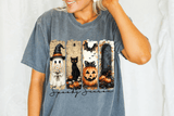 Vintage Halloween Shirt, Spooky Season T-Shirt, Ghost Pumpkin Cat Shirt, Halloween Gift, Stay Spooky Shirt