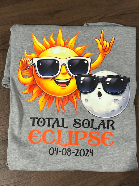 Total Solar Esclipse 04-08-2024 Total Solar Eclipse Commemorative Shirts, Memories of this rare event, Solar Eclipse April 8, 2024