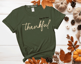 Thankful Puff Vinyl 3D Embossed Family Shirt / Thankful Sweatshirt / Thankful Comfort Colors, Thankful Lover Sweater, Hello Thanksgiving Sweatshirt, Women Thankful Sweatshirt, Women Gift For Thanksgiving