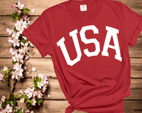 Retro Style USA Tshirt, Big USA Tshirt, USA Comfort Colors Shirt, Comfort Colors Usa Tshirt, Usa Comfort Colors Tee, 4th of July Usa Tshirt