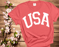 Retro Style USA Tshirt, Big USA Tshirt, USA Comfort Colors Shirt, Comfort Colors Usa Tshirt, Usa Comfort Colors Tee, 4th of July Usa Tshirt