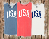 Retro Style USA Tshirt, Big USA Tshirt, USA Comfort Colors Shirt, Comfort Colors Usa Tshirt, Usa Comfort Colors Tee, 4th of July Usa Tshirt