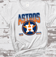 Houston Astros Baseball shirt Family Baseball Fan Spirit shirts, Custom LIttle League Baseball, Play Ball Apparel