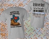 Sandy Creek Flood Relief Shirt, Leander Texas Flooding shirts   – 100% of Proceeds Donated to Sandy Creek Disaster Relief Fund, Boots on the ground