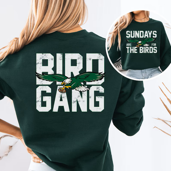 Vintage Philadelphia Football Sweatshirt, Philly T-shirt And Hoodie, Trending Bird Gang Fan Shirts, Football Crewneck, Eagles Hoodie, Game Day