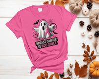 Breast Cancer is BOO - Sheet, PINK OUT Sweatshirt, Spirit Wear Sweatshirt, Custom October We wear Pink, Breast Cancer Awareness Month,