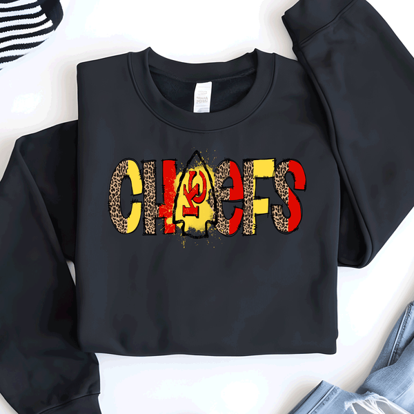 Chiefs Leopard print Football Sweatshirt, Chiefs T-shirt And Hoodie, Trending KC Fan Shirts, Chiefs Tees, Kansas City Hoodie, Game Day