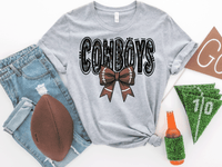 Cowboys Football Coquette Bow shirt, Dallas Toile Floral print Football Cowboys Trending Football Team, Dallas Cowboys Football Fan Gift, Cowboys Fan