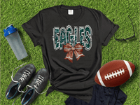 Eagles Football Metallic shirt, Philadelphia Faux Glitter Football Eagles Bling Bird Gang Football Team, Eagles Football Fan Gift, Eagles Fan