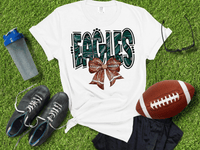 Eagles Football Metallic shirt, Philadelphia Faux Glitter Football Eagles Bling Bird Gang Football Team, Eagles Football Fan Gift, Eagles Fan