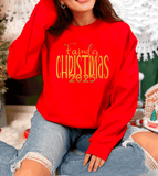 Comfort Colors®Puff Family Christmas 2025, Matching family crewnecks, Custom Matching Family shirts, 3D Embossed Mom gifts