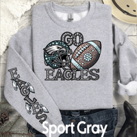 Faux Glitter Philadelphia Football Sweatshirt, Philly T-shirt And Hoodie, Trending Eagles Fan Shirts, Football Crewneck, Eagles Hoodie, Superbowl GIfts