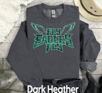 EAGLES Fly Birds Fly Faux Glitter Bling Philadelphia Football Sweatshirt, Philly T-shirt, Trending Eagles Fan Shirts, Football Crewneck, Eagles Hoodie, Superbowl GIfts