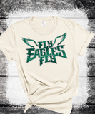 EAGLES Fly Birds Fly Faux Glitter Bling Philadelphia Football Sweatshirt, Philly T-shirt, Trending Eagles Fan Shirts, Football Crewneck, Eagles Hoodie, Superbowl GIfts