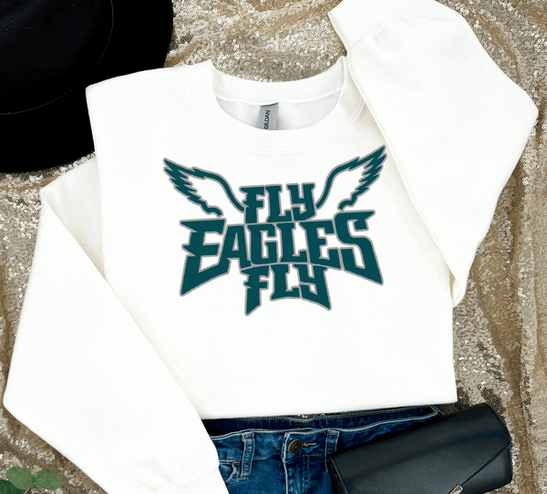 EAGLES Fly Birds Fly Bling Philadelphia Football Sweatshirt, Philly T-shirt, Trending Eagles Fan Shirts, Football Crewneck, Eagles Hoodie, Superbowl GIfts