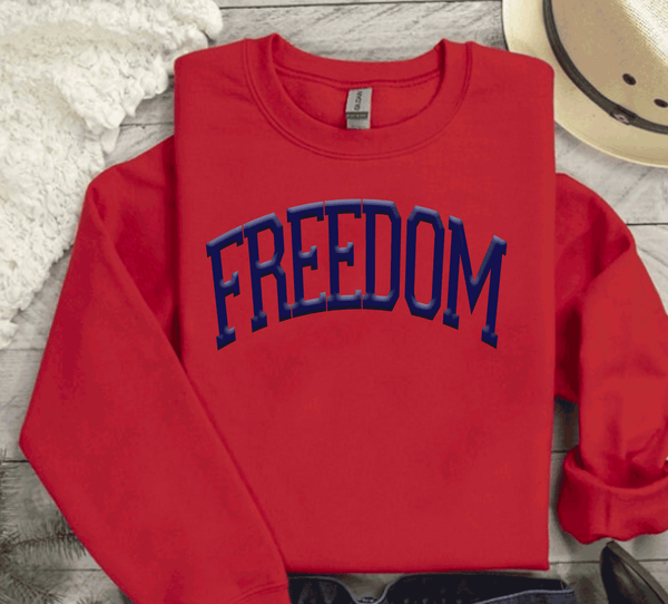 Puff FREEDOM trending Charlie Kirk Freedom shirt - In Memory of Charlie Kirk Crewneck - Patriotic Hoodie - Pray For Charlie Kirk - Social Justice Gift