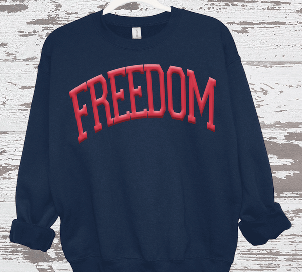 Puff FREEDOM trending Charlie Kirk Freedom shirt - In Memory of Charlie Kirk Crewneck - Patriotic Hoodie - Pray For Charlie Kirk - Social Justice Gift