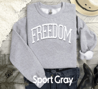 Puff FREEDOM trending Charlie Kirk Freedom shirt - In Memory of Charlie Kirk Crewneck - Patriotic Hoodie - Pray For Charlie Kirk - Social Justice Gift