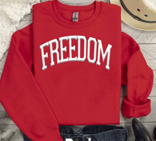Puff FREEDOM trending Charlie Kirk Freedom shirt - In Memory of Charlie Kirk Crewneck - Patriotic Hoodie - Pray For Charlie Kirk - Social Justice Gift