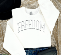 Puff FREEDOM trending Charlie Kirk Freedom shirt - In Memory of Charlie Kirk Crewneck - Patriotic Hoodie - Pray For Charlie Kirk - Social Justice Gift