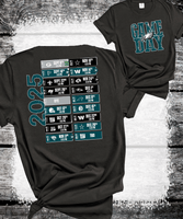 Eagles Football Game day schedule shirt, football Schedule Shirt, Philadelphia Eagles Football Team, Bird Gang Football Fan Gift