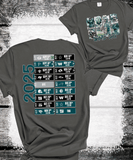 Eagles Football Game day schedule shirt, football Schedule Shirt, Philadelphia Eagles Football Team, Bird Gang Football Fan Gift