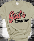 Comfort Colors® Get Me To God’s Country Shirt, Saturday Night Live shirt, Country Music Lover Shirt, Funny Meme Shirt, Western Unisex Tshirt, Christian Tee
