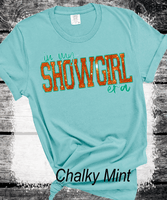 Comfort Colors® Showgirl Shirt for Fan, Orange Show Girl Shirt for Concert, in My Showgirl Era Tshirt Gift for Her, Country Music Fan Gift
