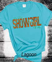 Comfort Colors® Showgirl Shirt for Fan, Orange Show Girl Shirt for Concert, in My Showgirl Era Tshirt Gift for Her, Country Music Fan Gift