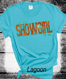 Comfort Colors® Showgirl Shirt for Fan, Orange Show Girl Shirt for Concert, in My Showgirl Era Tshirt Gift for Her, Country Music Fan Gift