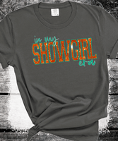 Comfort Colors® Showgirl Shirt for Fan, Orange Show Girl Shirt for Concert, in My Showgirl Era Tshirt Gift for Her, Country Music Fan Gift
