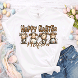 Happy Easter Heifers Shirt Cute Highland Cow Sweatshirt Easter Egg Tee Happy Easter Cow Day Gift Western Country Easter Sweatshirt Cute Easter Farmhouse Easter Gift Tee