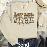 Happy Easter Heifers Shirt Cute Highland Cow Sweatshirt Easter Egg Tee Happy Easter Cow Day Gift Western Country Easter Sweatshirt Cute Easter Farmhouse Easter Gift Tee
