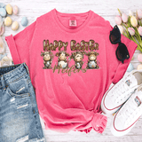 Happy Easter Heifers Shirt Cute Highland Cow Sweatshirt Easter Egg Tee Happy Easter Cow Day Gift Western Country Easter Sweatshirt Cute Easter Farmhouse Easter Gift Tee