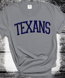 Custom PUFF vinyl Texans Sweatshirt, Embossed Puff Spirit Wear Sweatshirt, Houston Texans PUFF fan Gear NFL Football Playoff Shirts, Texans Puff Vinyl Sweatshirts, 3D Embossed Football Gear