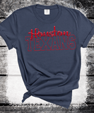 Custom PUFF vinyl Texans Sweatshirt, Embossed Puff Spirit Wear Sweatshirt, Houston Texans PUFF fan Gear NFL Football Playoff Shirts, Texans Puff Vinyl Sweatshirts, 3D Embossed Football Gear (Copy)