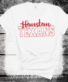 Custom PUFF vinyl Texans Sweatshirt, Embossed Puff Spirit Wear Sweatshirt, Houston Texans PUFF fan Gear NFL Football Playoff Shirts, Texans Puff Vinyl Sweatshirts, 3D Embossed Football Gear (Copy)