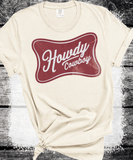 Comfort Colors SmartAss Brand® Howdy Cowboy Rustic Western Farmlife Sweatshirts, Funny Western Rodeo Shirts, Farmlife Sweatshirts