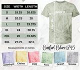 Comfort Color Colorblast Tie Dye The Original Love Letters XOXO Easter Leopard Cow Print