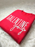 Trendy Galentine Gang Valentine 3D Puff Shirt, Love Puff Shirt, Embossed Puff Shirt, Valentine Puff Sweatshirt, Valentines Day Gift for Her