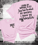Comfort Colors SmartAss Brand® Know Jesus take the wheel think offroadin', Funny Western Rodeo Shirts, Farmlife Sweatshirts