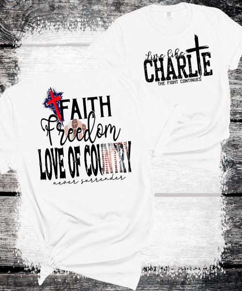 Live Like Charlie trending Kirk The fight Continues Freedom, Charlie Kirk Supporters, The fight continues, Never surrender