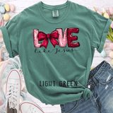 Love Like Jesus Shirt Cute Christian Sweatshirt Valentines Day Gift Cute Easter Shirts